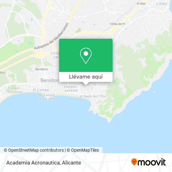 Mapa Academia Acronautica