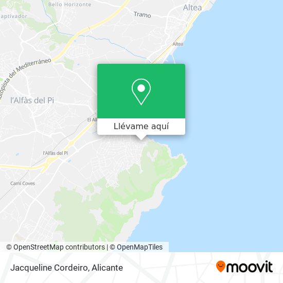 Mapa Jacqueline Cordeiro