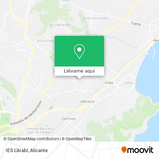 Mapa IES L'Arabí