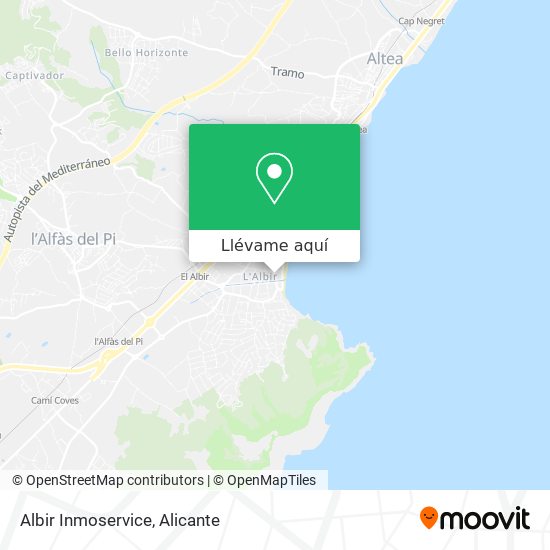 Mapa Albir Inmoservice