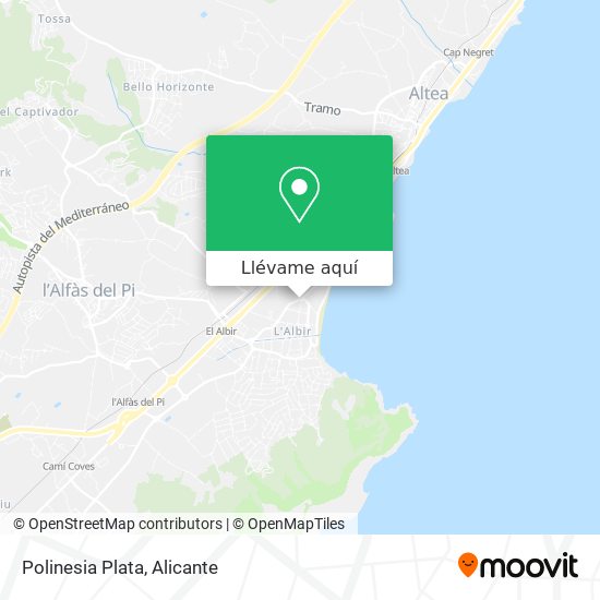 Mapa Polinesia Plata