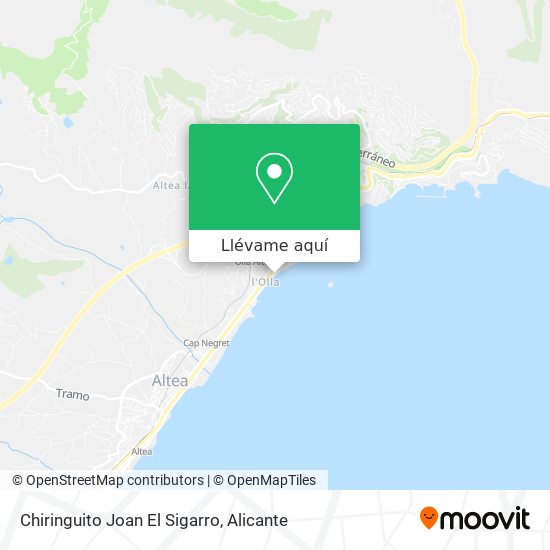 Mapa Chiringuito Joan El Sigarro
