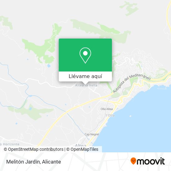 Mapa Melitón Jardín