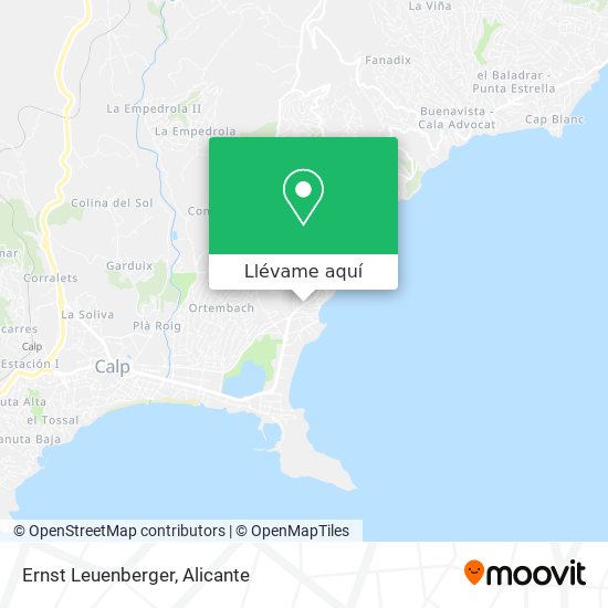 Mapa Ernst Leuenberger