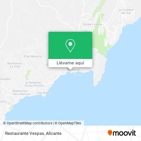 Mapa Restaurante Vespas