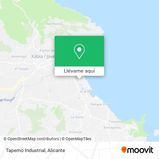 Mapa Tapemo Industrial