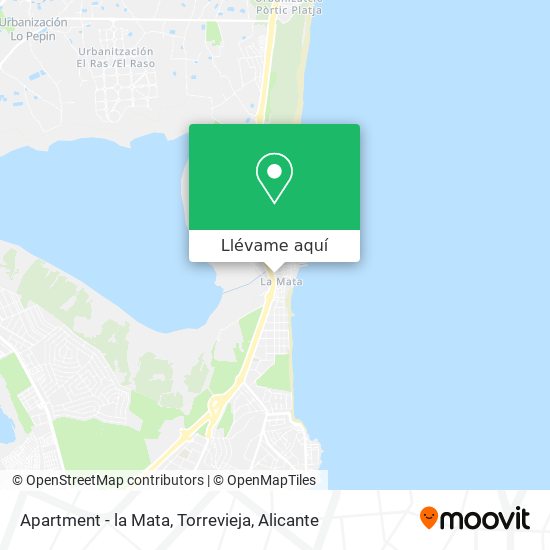 Mapa Apartment - la Mata, Torrevieja