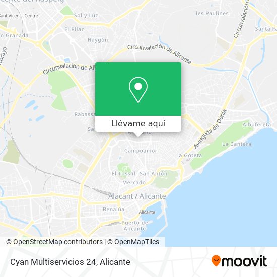 Mapa Cyan Multiservicios 24