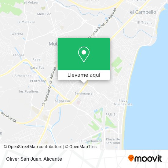 Mapa Oliver San Juan