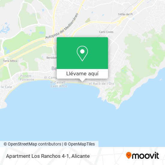 Mapa Apartment Los Ranchos 4-1