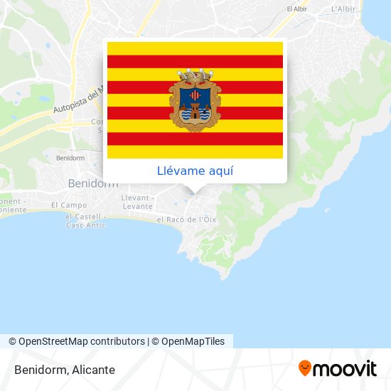 Mapa Benidorm