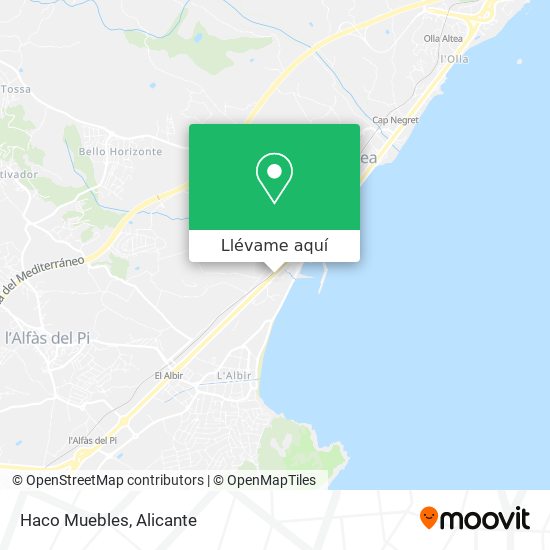 Mapa Haco Muebles