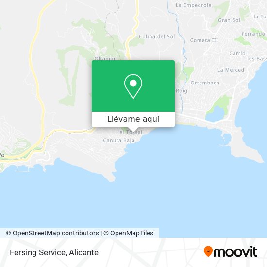 Mapa Fersing Service