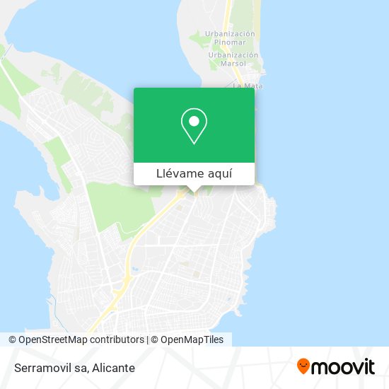 Mapa Serramovil sa
