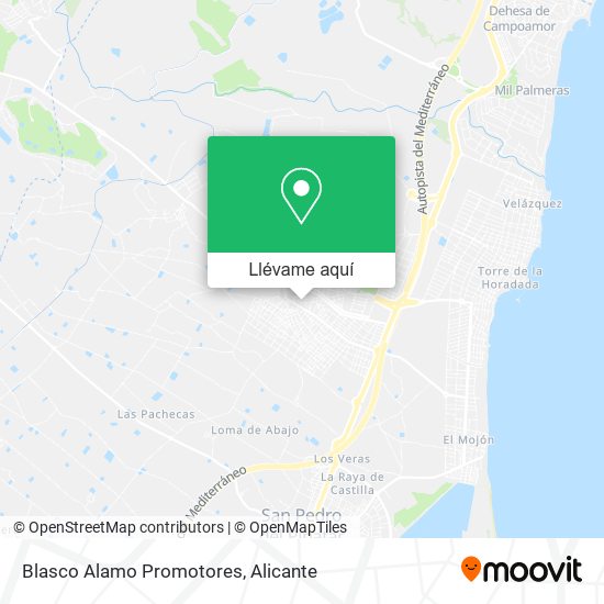 Mapa Blasco Alamo Promotores