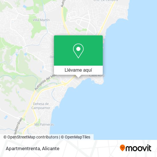 Mapa Apartmentrenta