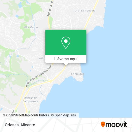 Mapa Odessa