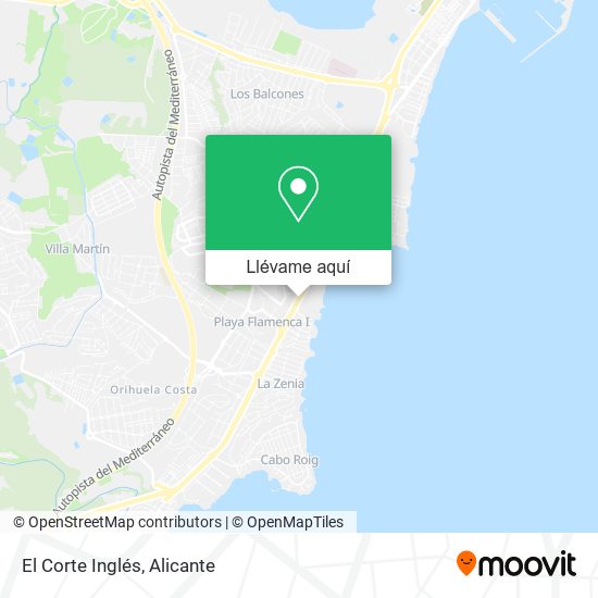 Mapa El Corte Inglés