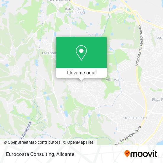 Mapa Eurocosta Consulting