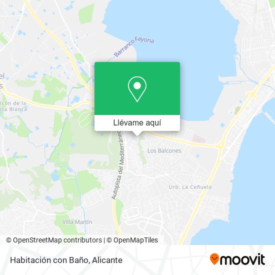Mapa Habitación con Baño