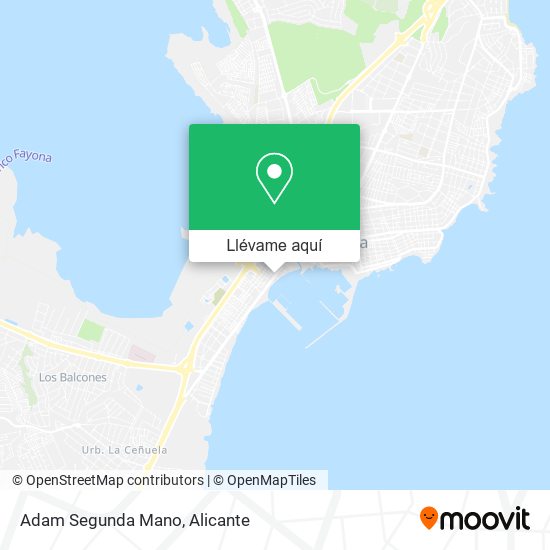 Mapa Adam Segunda Mano