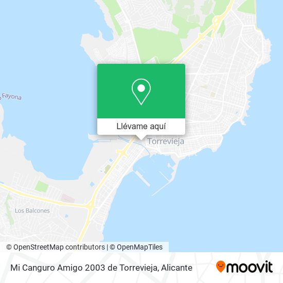 Mapa Mi Canguro Amigo 2003 de Torrevieja