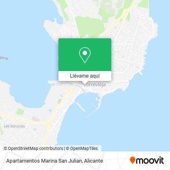 Mapa Apartamentos Marina San Julian