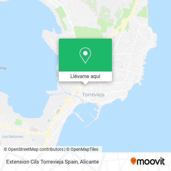 Mapa Extension Cils Torrevieja Spain