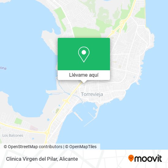 Mapa Clinica Virgen del Pilar