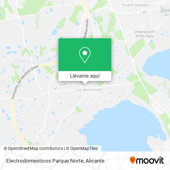 Mapa Electrodomesticos Parque Norte
