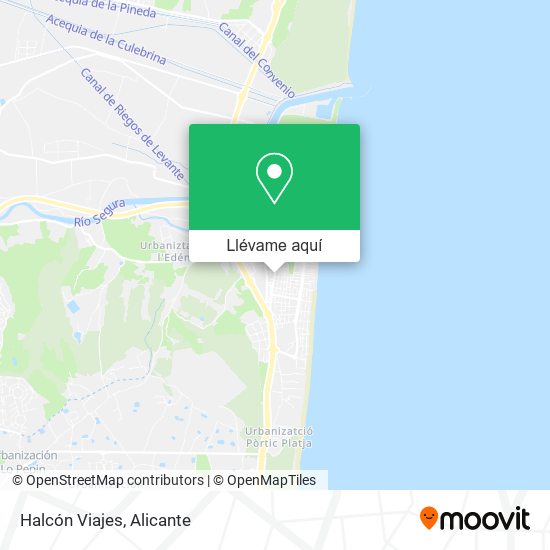 Mapa Halcón Viajes