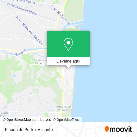 Mapa Rincón de Pedro