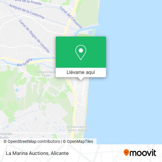 Mapa La Marina Auctions