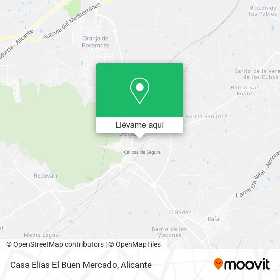 Mapa Casa Elías El Buen Mercado