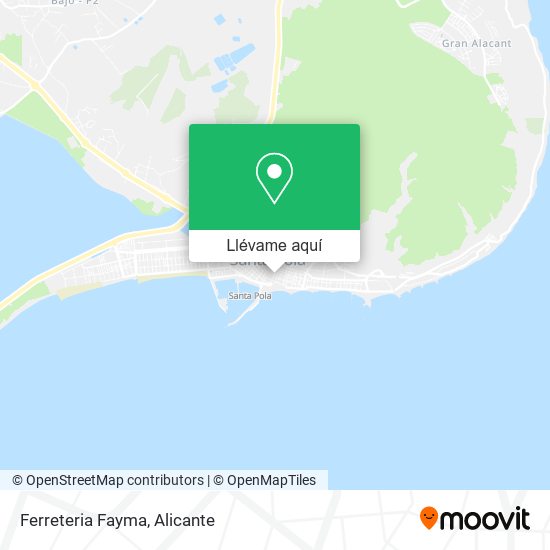 Mapa Ferreteria Fayma