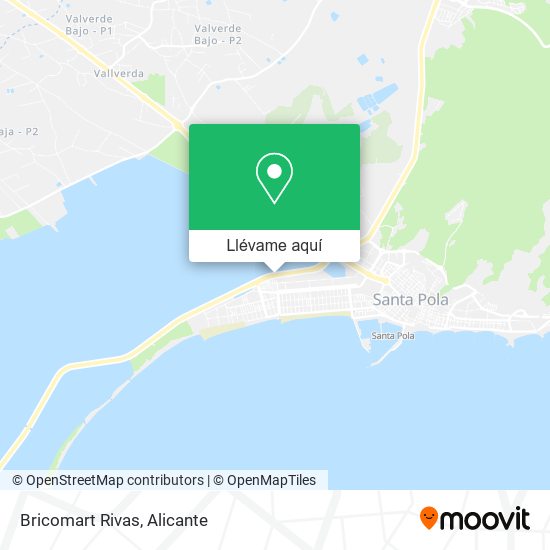 Mapa Bricomart Rivas