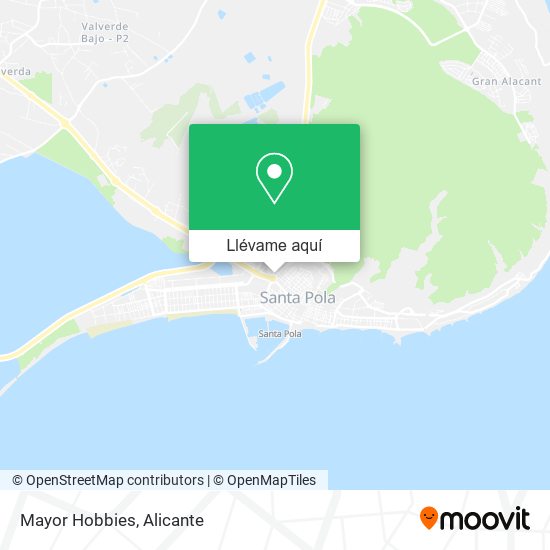 Mapa Mayor Hobbies