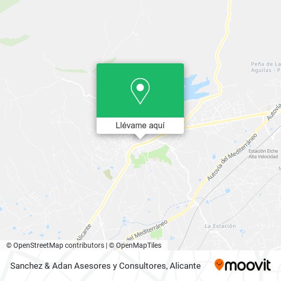 Mapa Sanchez & Adan Asesores y Consultores