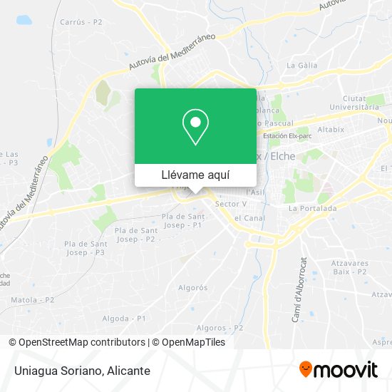 Mapa Uniagua Soriano