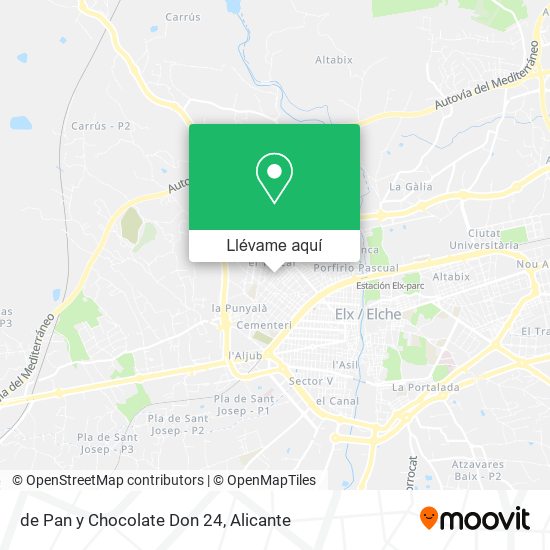 Mapa de Pan y Chocolate Don 24