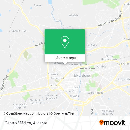 Mapa Centro Médico