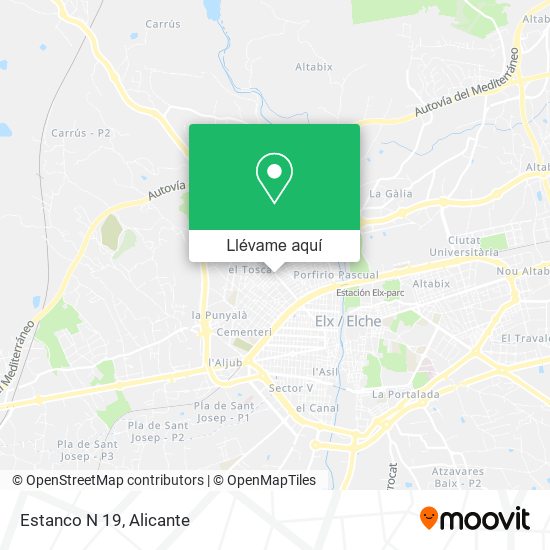 Mapa Estanco N 19