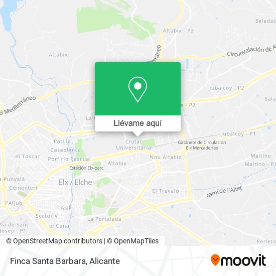 Mapa Finca Santa Barbara