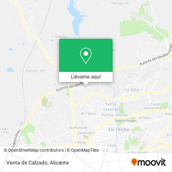 Mapa Venta de Calzado