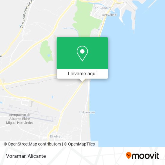 Mapa Voramar