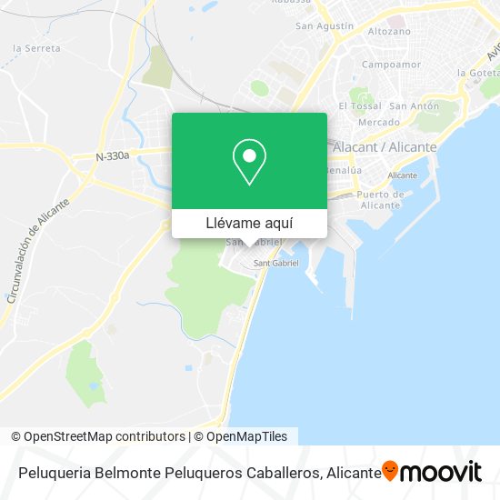 Mapa Peluqueria Belmonte Peluqueros Caballeros