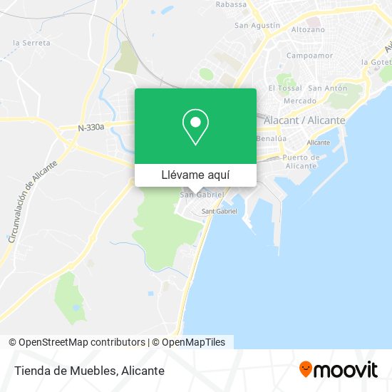 Mapa Tienda de Muebles