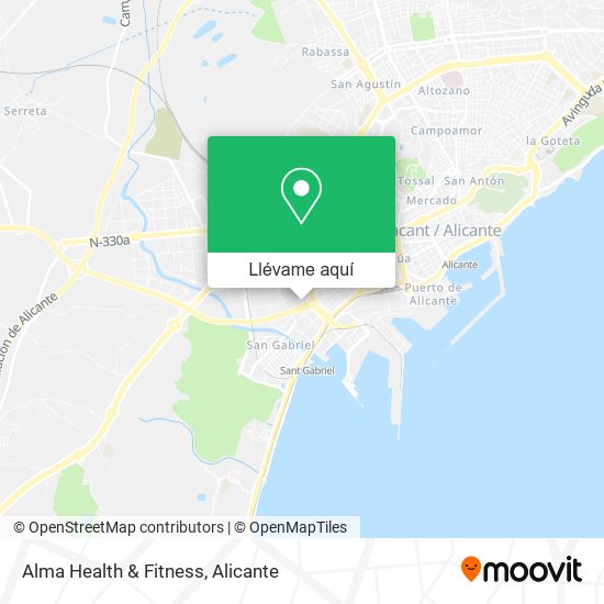 Mapa Alma Health & Fitness