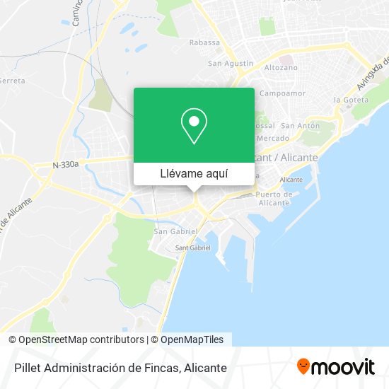 Mapa Pillet Administración de Fincas