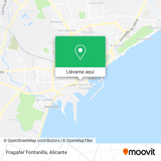 Mapa Fragafer Fontanilla